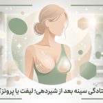 افتادگی سینه بعد از شیردهی